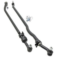 Currectlync Steering System 07-18 Wrangler JK w/Flipped Drag Link 1 1/2 Inch Diameter Tube Tie Rod/Forged Drag Link/Forged Tie Rod Ends Premium Jam