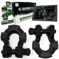 8T Super Shackle 2-Pack (Matte Black)