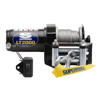 2000 LBS 12V DC 5/32in x 49ft Steel Rope LT2000 Winch