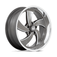 Desperado U133 20x8 5x120.65 +1mm Anthracite Milled Diamond Cut