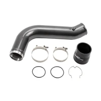 17-19 Chevrolet 6.6L L5P Duramax Passenger Side 3.5in Intercooler Pipe - Gloss Black