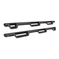 10-18 Dodge Ram Crew Cab 5ft & 6ft Bed HDX Drop Wheel-To-Wheel Nerf Step Bars - Text. Blk